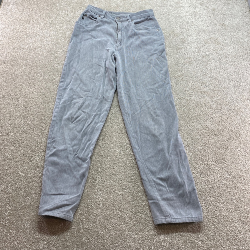 Lauren Ralph Lauren Corduroy‎ Pants Womens 4 Gray High Rise Straight Leg Cotton